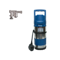 A2-C6X Claytech Submersible Pressure Pump, Electronic Pump Controller, Integrated Float Controller, and Mains Water Switch