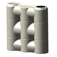 AQBR 2000L Slimline Water Tank